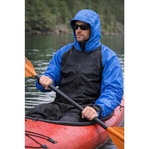 Vintage USA Kayaking Splash Jacket Long Water-Resistant Fleece Lined Mens Medium